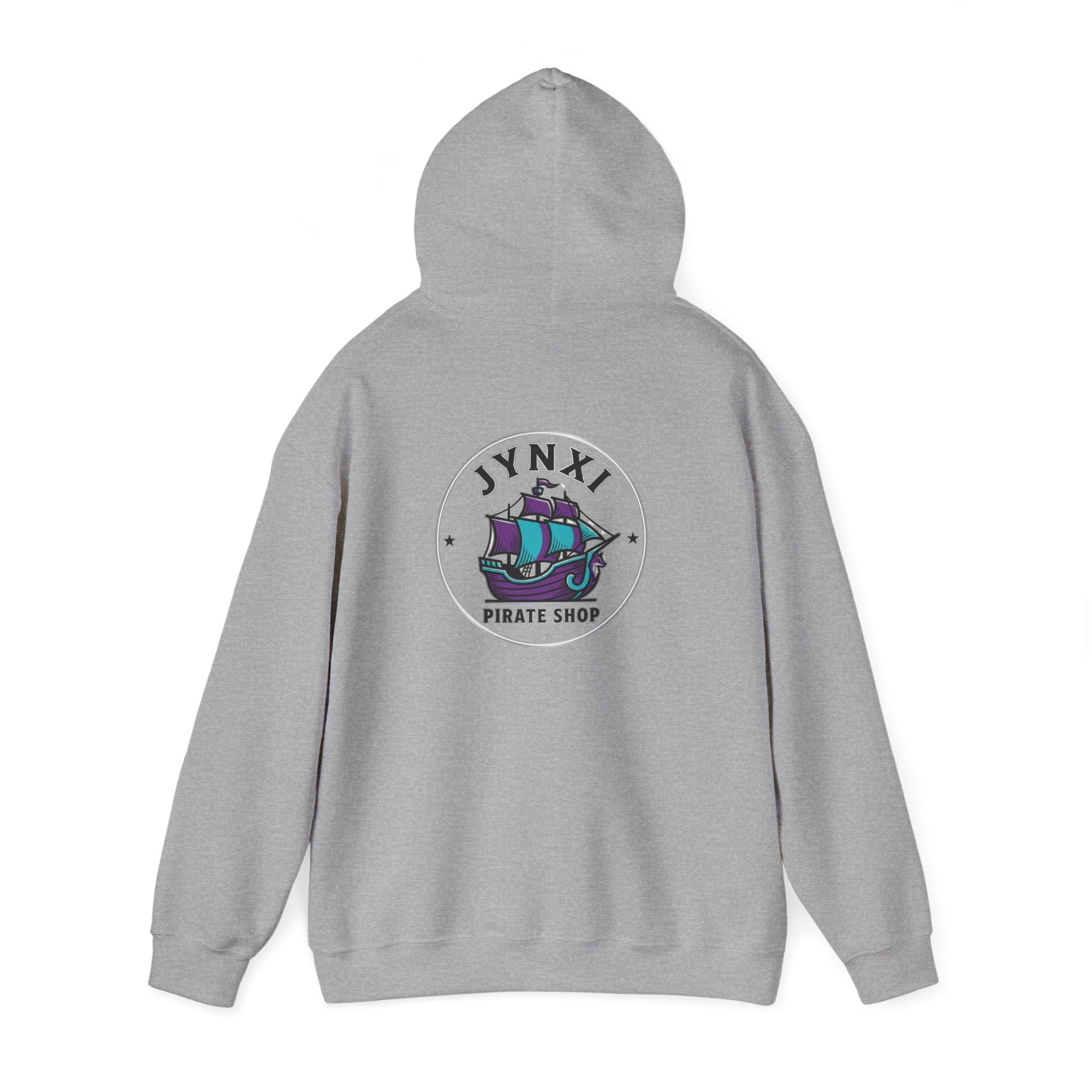 Pirate Ship Hoodie — Jynxi Pirate Shop Logo Pullover