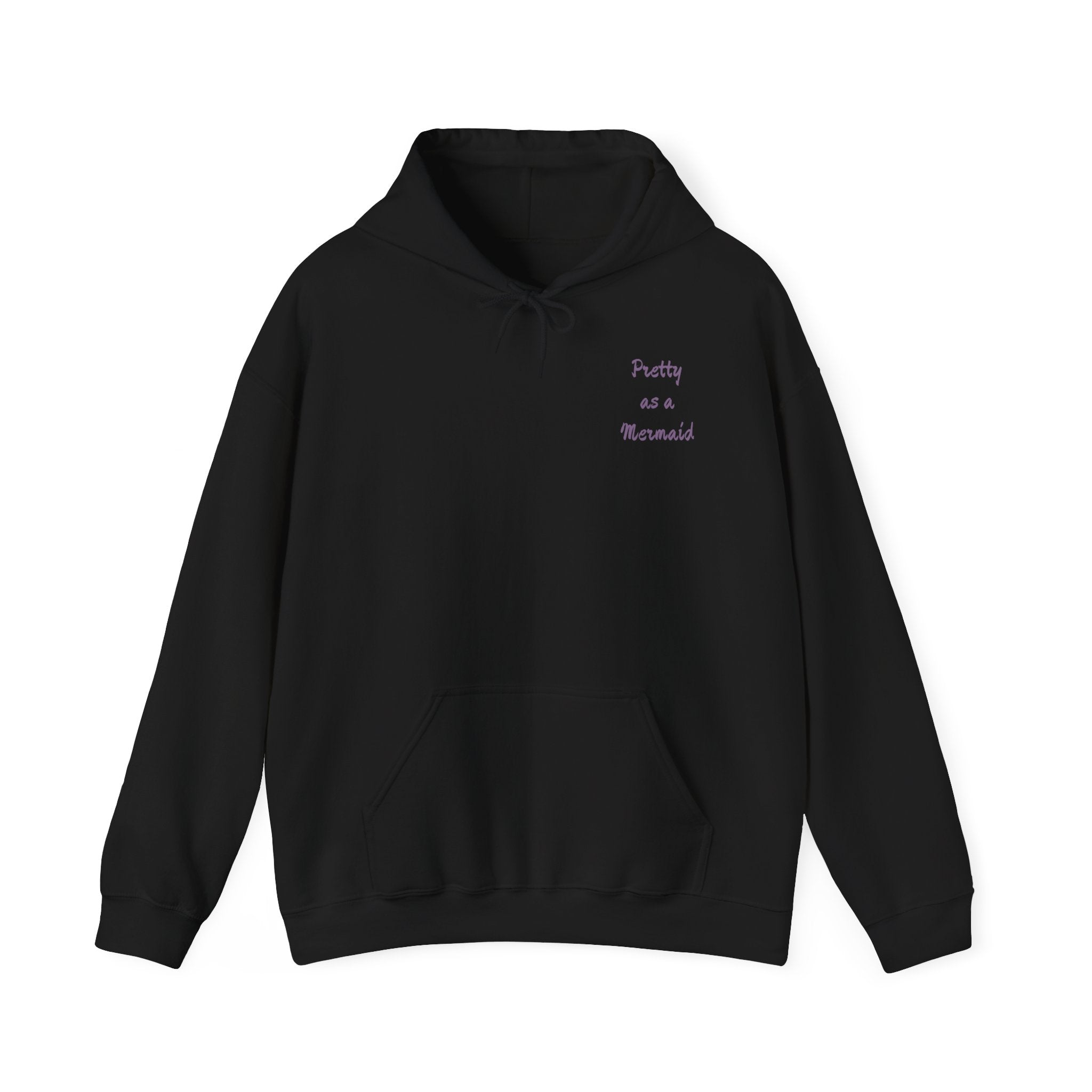 Mermaid Graphic Hoodie — "Pretty as a Mermaid" Cozy Pullover