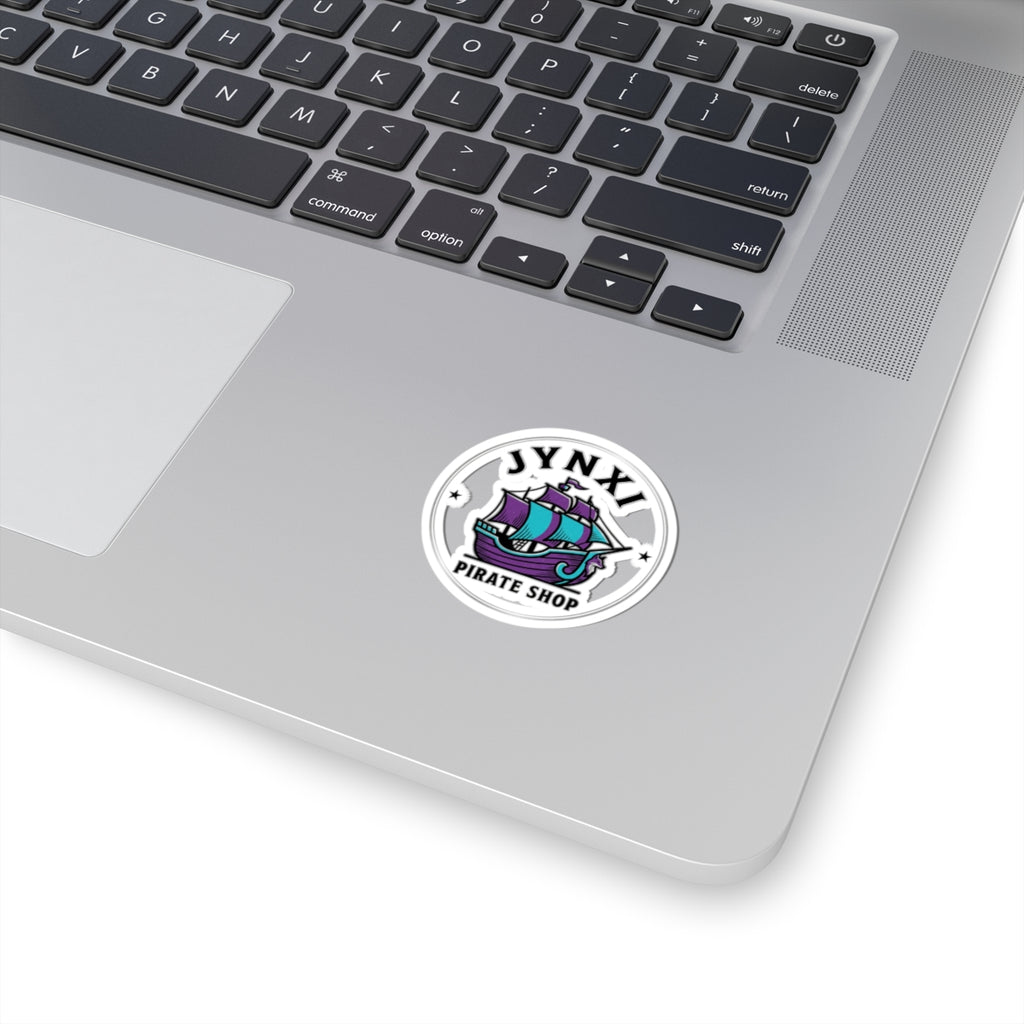 Pirate Ship Logo Sticker — JYNXI Pirate Shop Kiss-Cut Vinyl Sticker