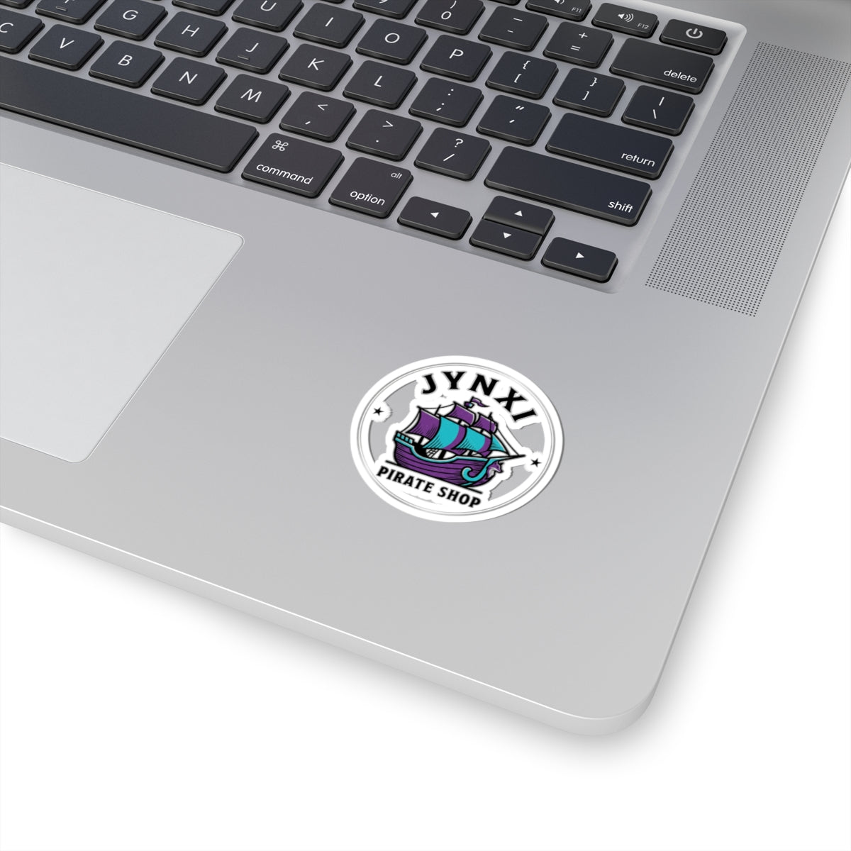 Pirate Ship Logo Sticker — JYNXI Pirate Shop Kiss-Cut Vinyl Sticker