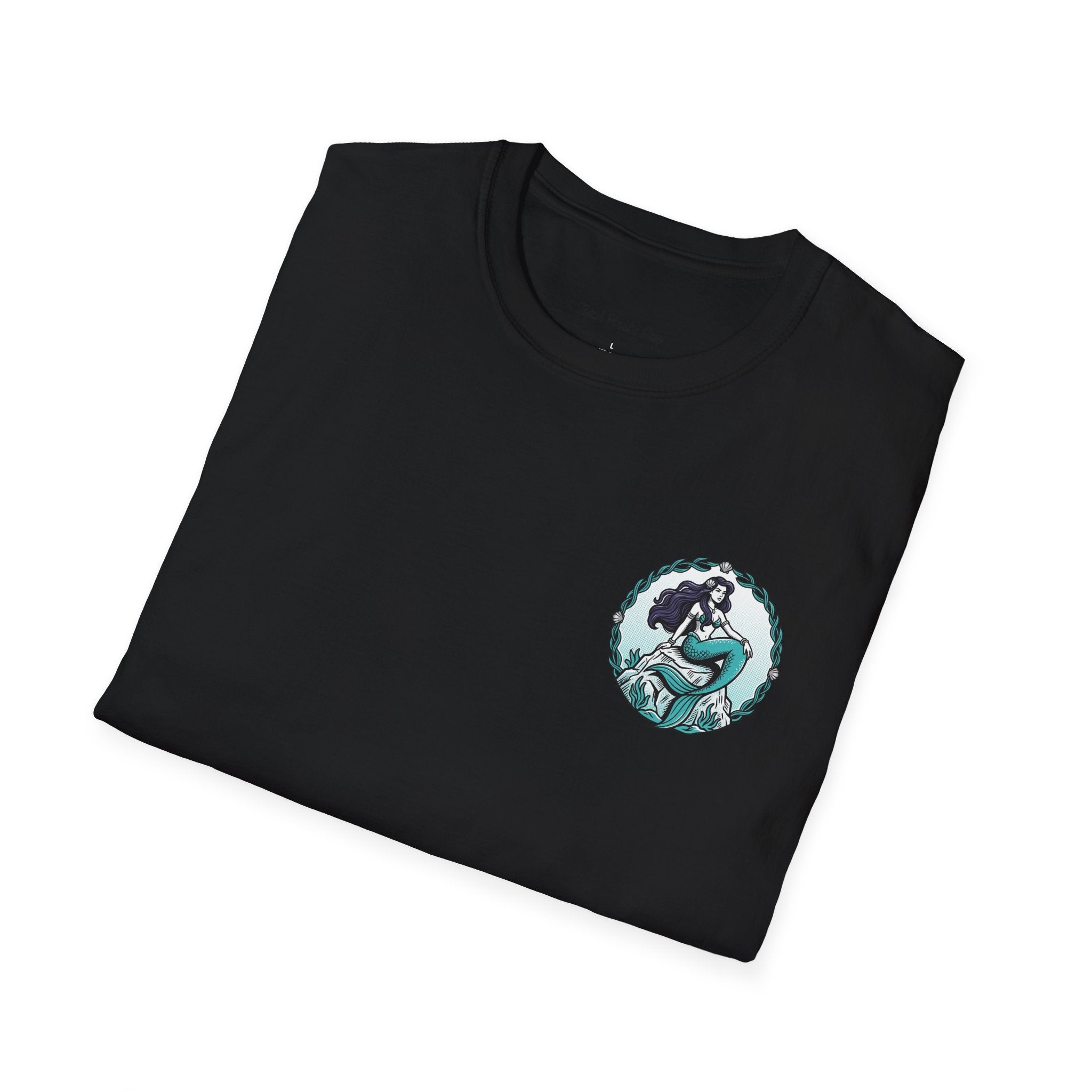 Mermaid Graphic T-Shirt — Vintage Sea Siren Illustration