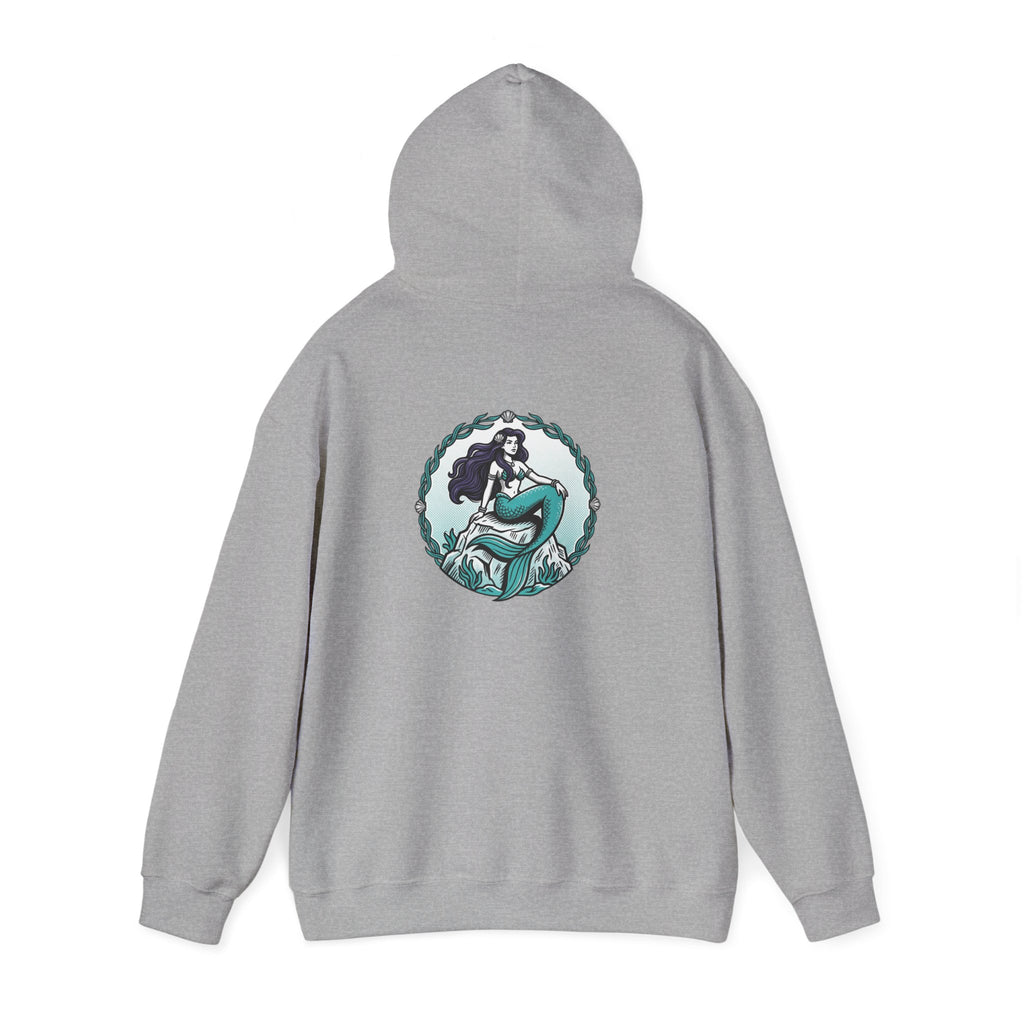 Mermaid Graphic Hoodie — "Pretty as a Mermaid" Cozy Pullover