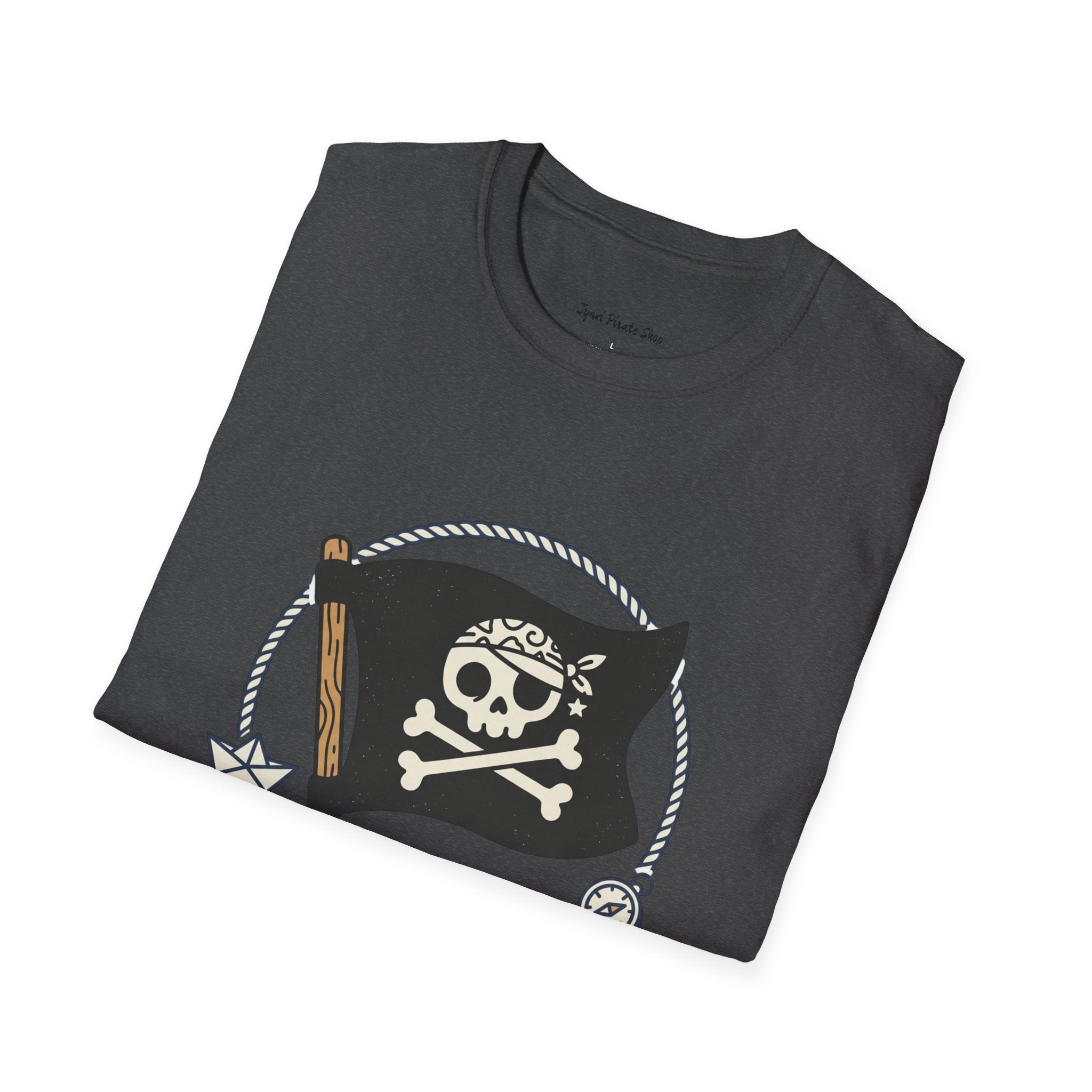 Pirate Flag T-Shirt — Jolly Roger Nautical Skull Tee