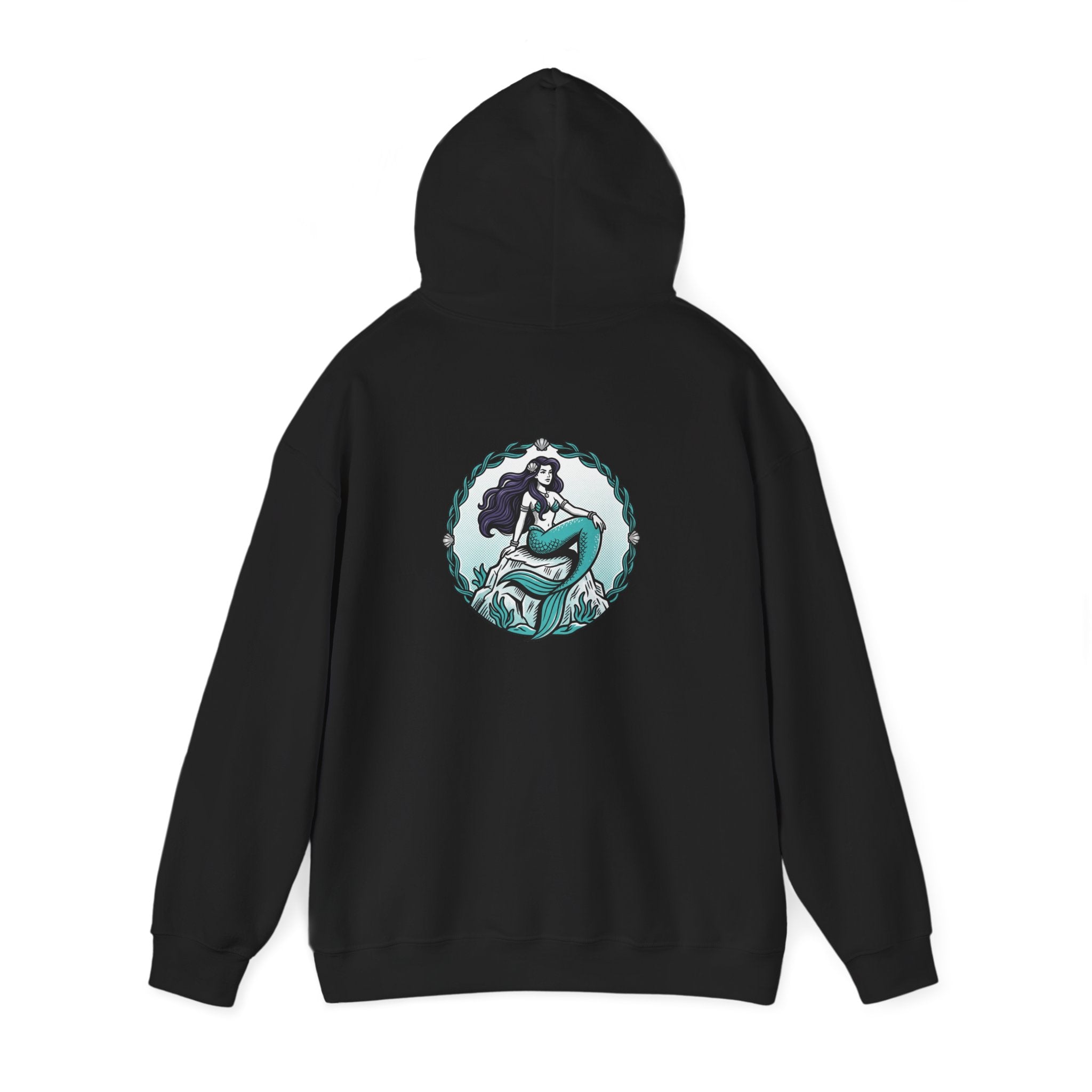 Mermaid Graphic Hoodie — "Pretty as a Mermaid" Cozy Pullover