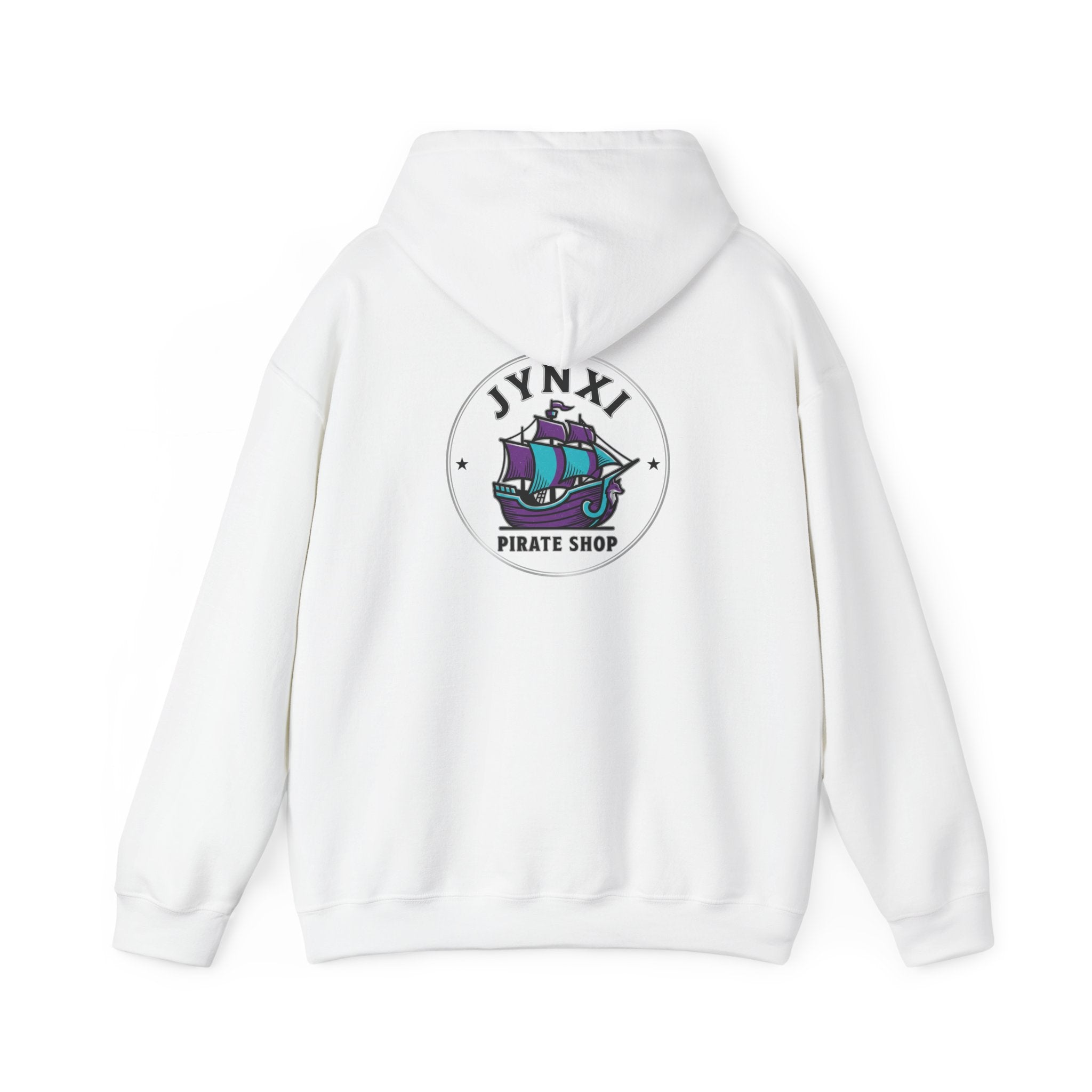 Pirate Ship Hoodie — Jynxi Pirate Shop Logo Pullover