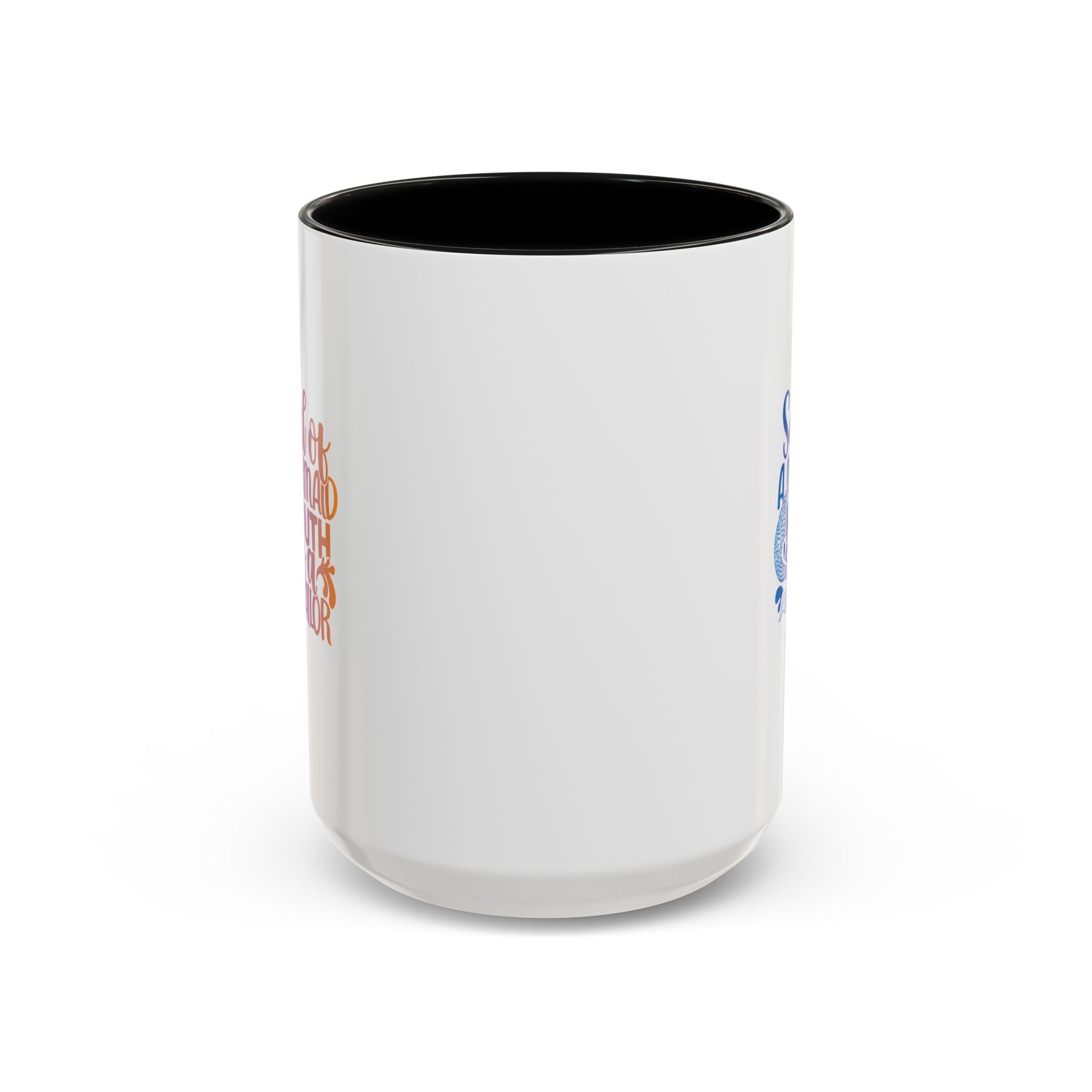 Mermaid Soul Coffee Mug — "Soul of a Mermaid, Mouth of a Sailor" Accent Ceramic Mug