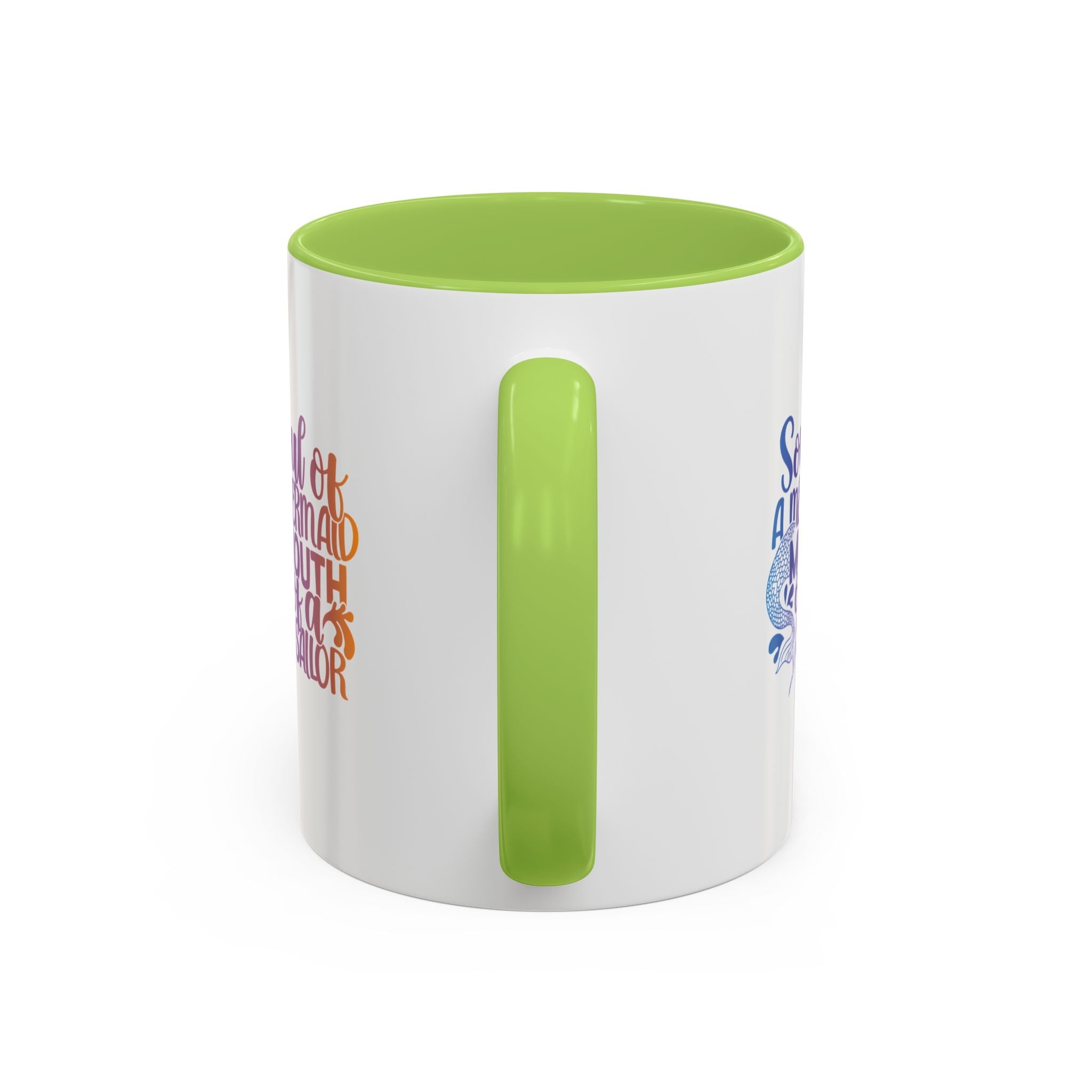 Mermaid Soul Coffee Mug — "Soul of a Mermaid, Mouth of a Sailor" Accent Ceramic Mug