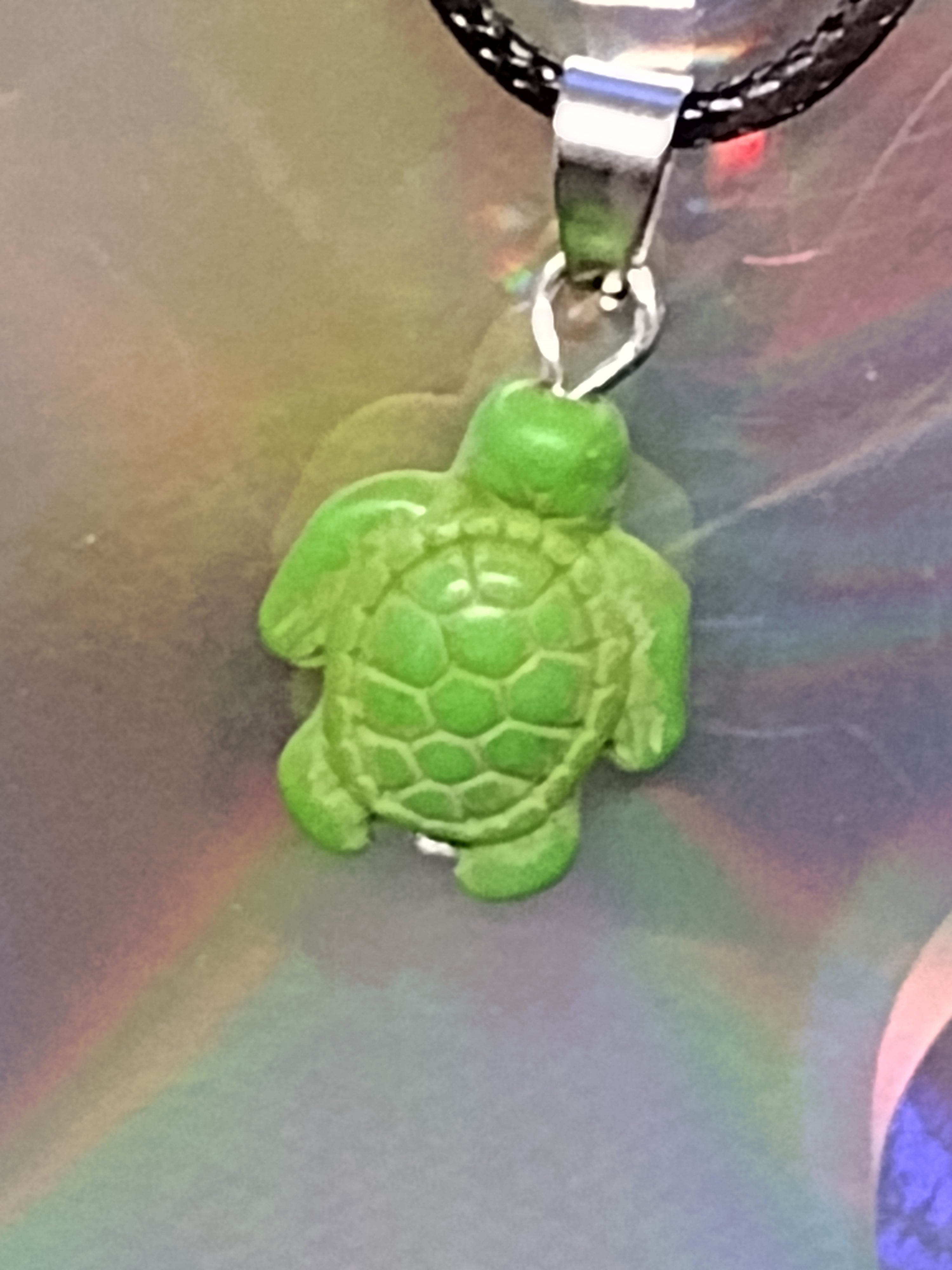Green Turtle Necklace