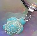 Blue Turtle Necklace